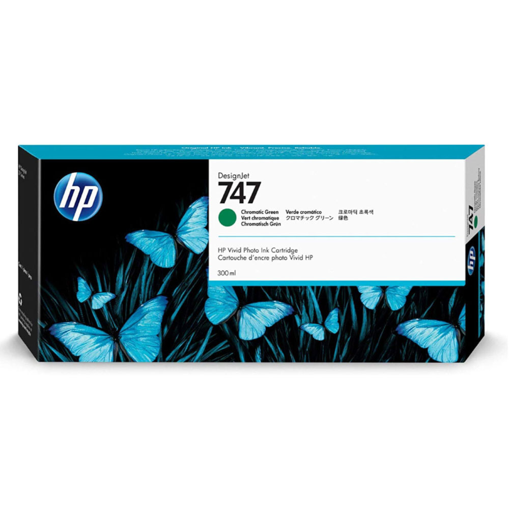 Tinta HP (747) P2V84A Chromatic Green Original | Dataplus