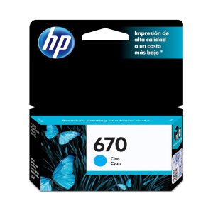 Tinta Hp Cz114Al (670) Cyan (300 Pag) | Dataplus