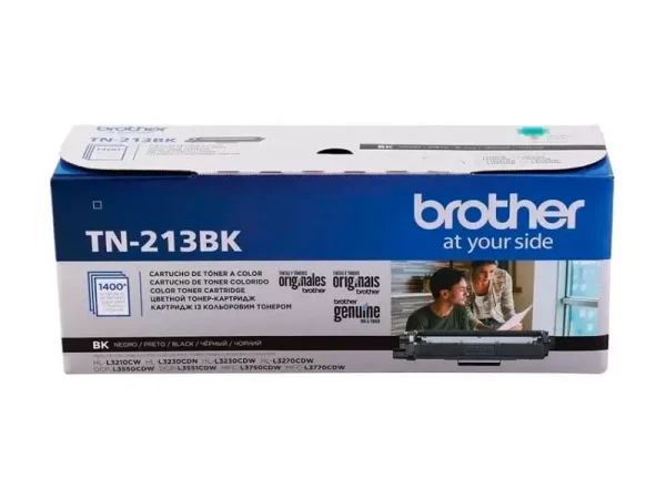Toner Brother TN-213BK Black 1.4K Pag. para HL-3270, L5551 y L3750