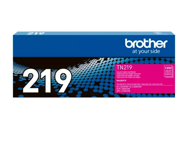 Toner Brother TN-219M Magenta 1.2K pag. para L3560, L3760 y L3280
