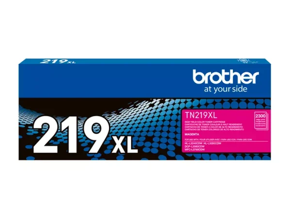 Toner Brother TN-219XL Magenta 2.3K pag. para L3560, L3760 y L3280