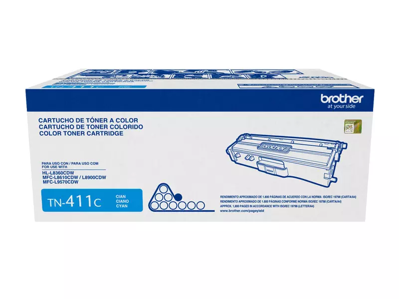 Toner Brother TN-411C Cyan 1.8K Pag. para MFC-L8900CDW