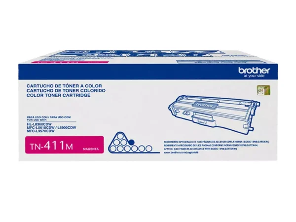 Toner Brother TN-411M Magenta 1.8K Pag. para MFC-L8900CDW