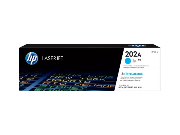 TONER HP 202A CIAN (CF501A) LASERJET M254/M281 1300 PAG.
