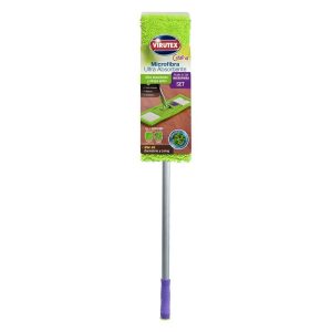 Trapeador (plana) microfibra 45 cm con palo Virutex