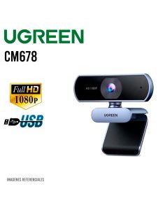 USB WEBCAM FULL HD UGREEN CM678 (15728) 1920X1080 30FPS 360 FIXED FOCUS DRC